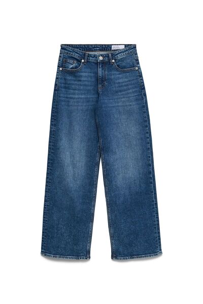 Vero Moda Jeans VMSANDIE-STRETCH Mid Rise Weite Passform - kurz geschnitten J...