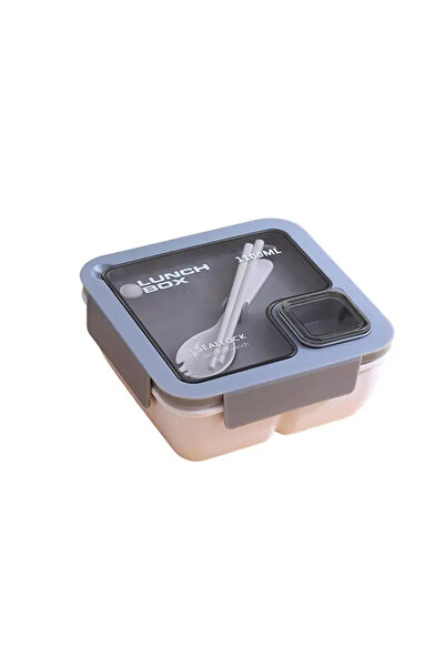 STAR BABiES Lunch Box with compartment 1100ml - Gray