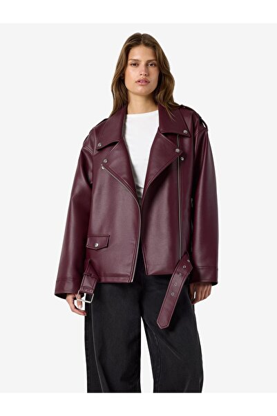 Noisy May Kunstlederjacke Oversize