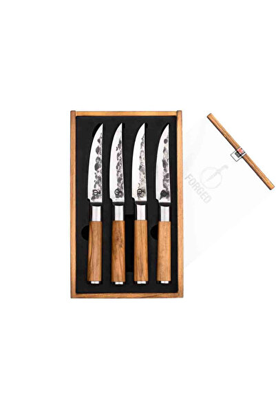 Forged Set cuțite pentru friptură, Olive Steak, oțel forjat