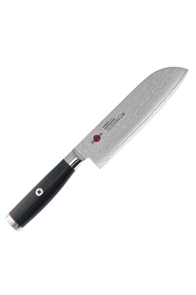 Fissman Cutit de bucatarie Fissman, otel damasc, argintiu/negru, 300x170mm, 254g