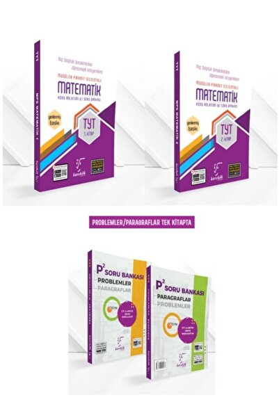 Karekök Yayınları TYT Matematik 1 Ve2 inci Kitap MPS (MODÜLER PİRAMİT SİSTEMİ...