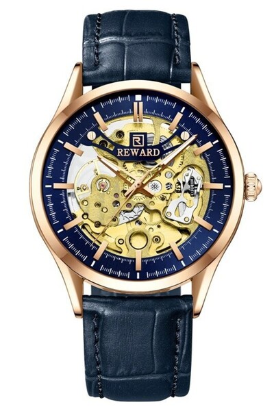 Reward Rd33008M Automatic Men's Wristwatch with Leather Strap