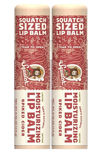 Dr Squatch Dr.Squatch Men's Spiked Cider Moisturizing Lip Balm 2X7Gr