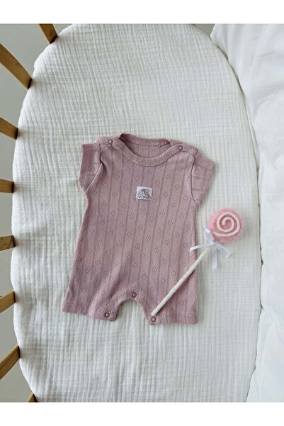 NUNU BABY Pearl Ajurlu Kız Bebek Tulum