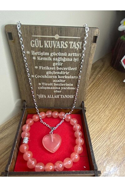 GAMZE HOME Gül kuvars doğal taş