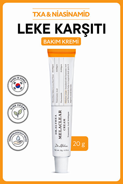 Dr.Althea Melaclear Cream | Traneksamik Asit Niasinamid Meyan Kökü İçeren Lek...