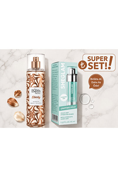 SHEGLAM TBF Liberty Body Splash 200 ml & Good Hydrating Primer 45 ml İkili Set