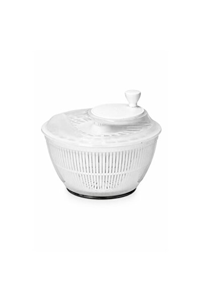 Empressco Manual Salad Dryer with Rotary Mechanism, Lid, and Practical Use