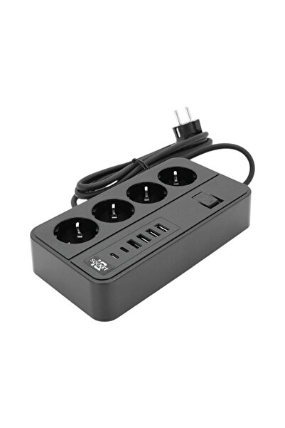 Tradesor Πολύπριζο 4 θέσεων με θύρες USB - KOS-27013EU - 270131