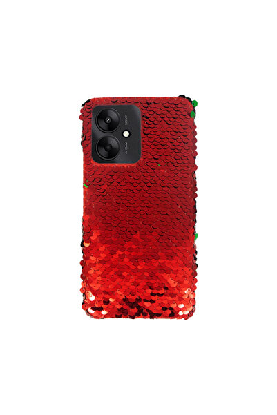 Vivid Sequin Case Redmi 13C Red