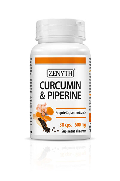 ZENYTH Curcumin & Piperine 500mg 30cps