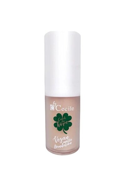 Cecile Vegan Matte Foundation Mat Fondöten 04