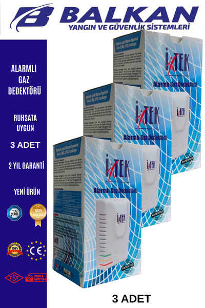 BALKAN YANGIN VE GÜVENLİK SİSTEMLERİ جهاز إنذار الغاز الطبيعي طراز NYS-3 كاشف...
