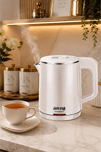 Generic Electric Kettle Stainless Steel White 0.8L Capacity the Premium Choic...