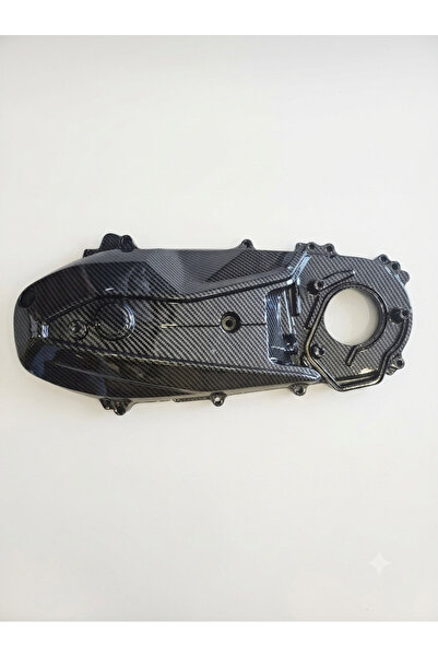 StreaMotor PCX Camlı Karbon Debriyaj Varyatör Kapak Seti
