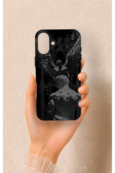 Vip Case iPhone 16 Plus Uyumlu Icarus Desenli Silikon Kılıf