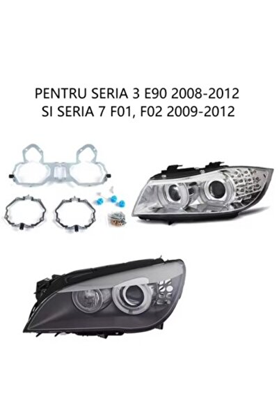 Xenon Bright Set de 2 adaptoare de ramă pentru faruri adaptive, pentru lentil...