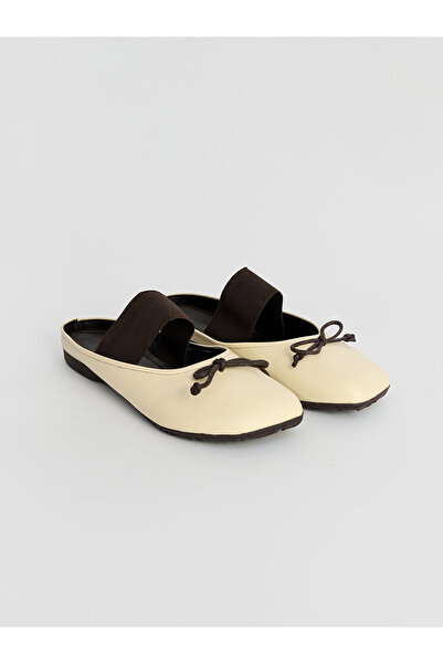LC Waikiki Peak New Season Leather Look Women's Slippers