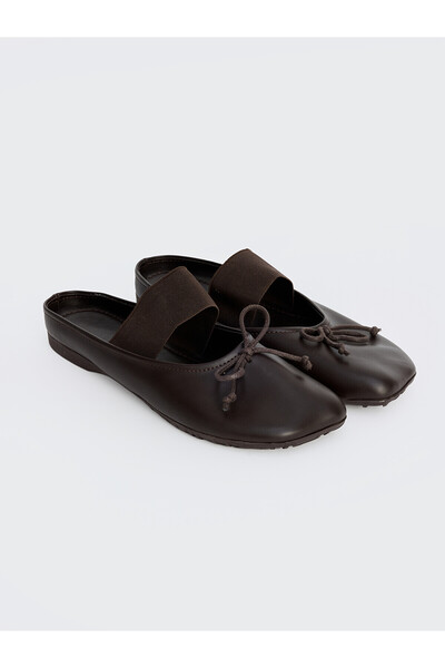 LC Waikiki Peak New Season Leather Look Women's Slippers