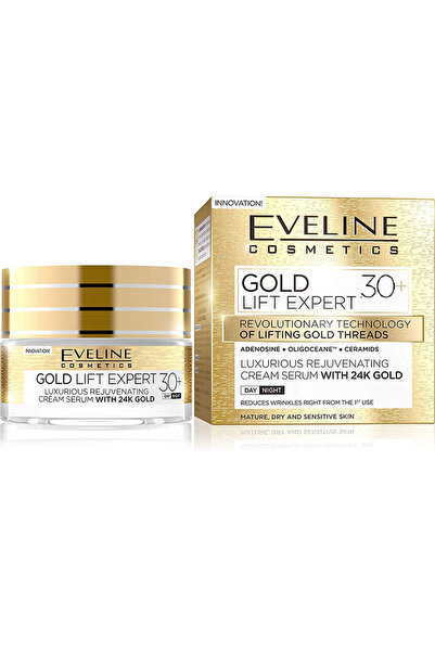 Eveline Gold Lift Expert Πολυτελής Αναζωογονητική Κρέμα-Ορός με Χρυσό 24Κ 30+...