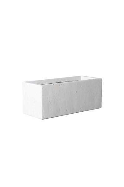 SUPERGREENS Γλάστρα Πήλινη Ορθογώνια "Dusty" Μπεζ M 60x30x30 εκ.
