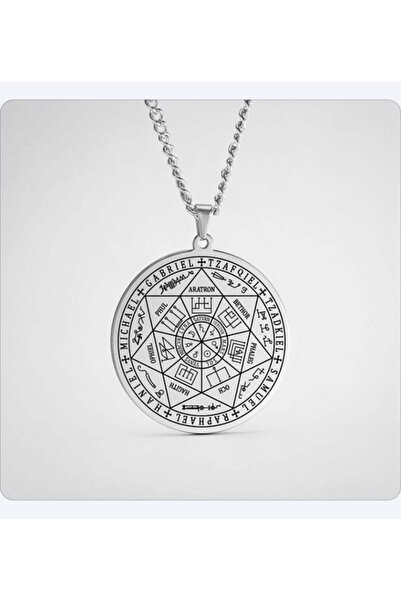 ESJ Stainless Steel Seven Archangels Haniel Michael Gabriel Women's Necklace ...