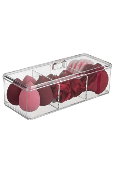 CATIANO Beauty Set cu Scrunchie & Bureti de Machiaj in Husa cu Capac 22,5x9,5...