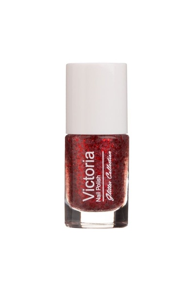 Victoria Ojă clasică pentru unghii, efect glitter, 6 ml – culoare intensă și ...