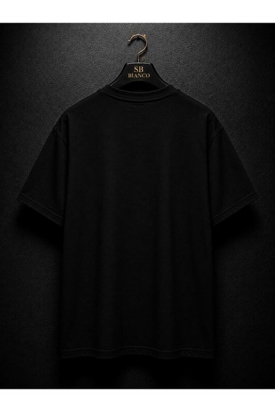 SB BİANCO Enso Graphic Printed Oversize Unisex Premium T-Shirt
