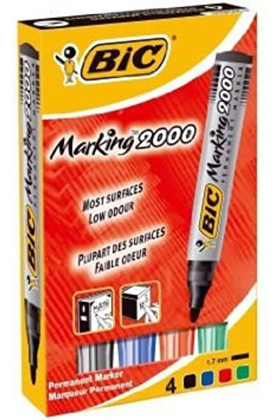 Bic 2000 Marker Permanent Multicolor