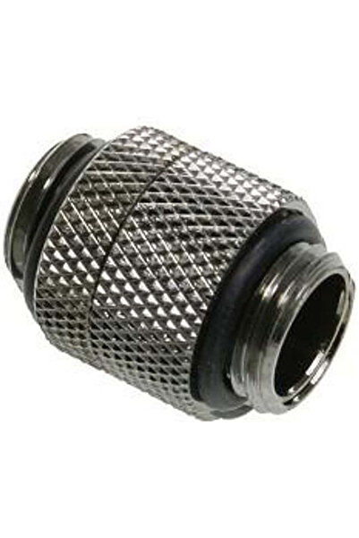 Bitspower Adaptor drept G1/4 inch tată la G1/4 inch tată, rotativ, negru lucios