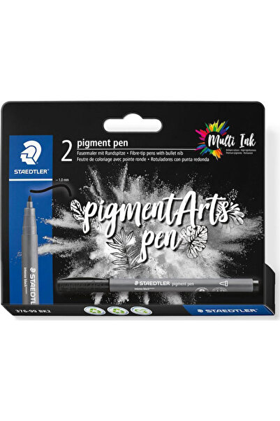 Staedtler Μαρκαδόροι χρωστικής 1mm μαύρο 2 τεμάχια