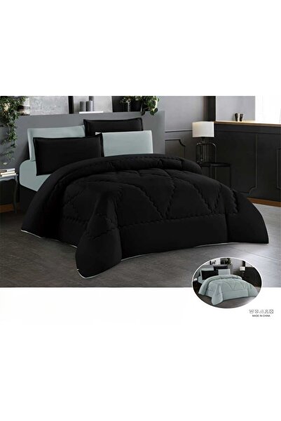 ALMIAAD Nefren Summer Plain Double-Sided Bedspread 6-Piece Set Features a Mod...
