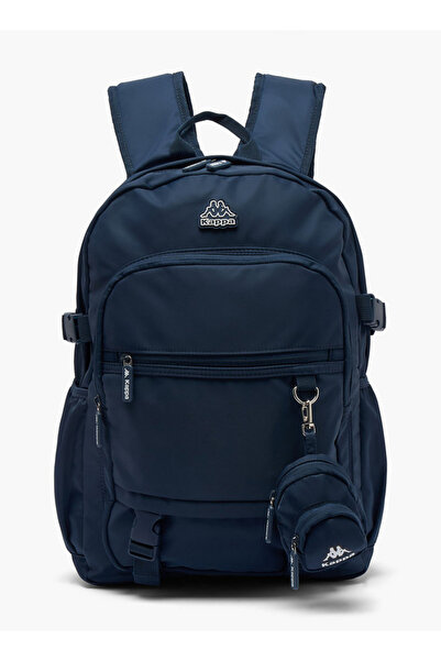 Kappa Solid Backpack for Kids 13+ Years with Detachable Pouch