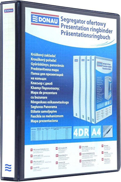 donau Clipboard pentru hârtie A4 negru 1 buc.