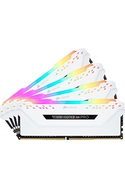 Corsair Vengeance Rgb Pro White 32GB DDR4 RAM cu 4 module (4x8GB) și viteză d...