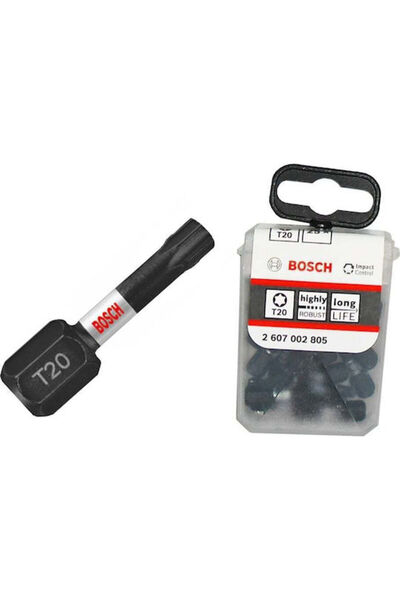 Bosch Set 25 biți de șurubelniță Torx 2,607,002,805 Cod: 2607002805