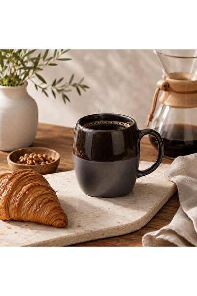 EvaniLife Shadow Crest Series Coffee & Tea Cup, Custom Handmade Porcelain Rea...