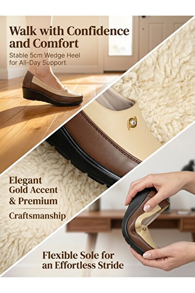 Saudi Step Cloud-Soft Ergonomic Work Shoes for Women — Arch Support Anti-Fati...