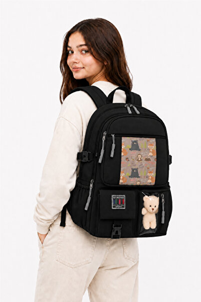 Strong Korean Style 2-Piece Primary School and Middle School School Bag with ...