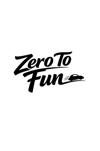 OEM Autocolant decorativ auto  "Zero to Fun ", 15cm, Negru