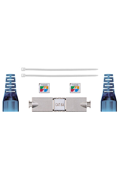 goobay σύνδεσμος καλωδίων CAT 6A 79579, STP, toolfree
