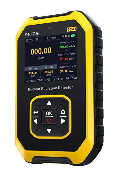 FNIRSI ψηφιακός μετρητής ακτινοβολίας GC-01, β/γ/Χ ακτίνες, επαναφορτιζόμενος