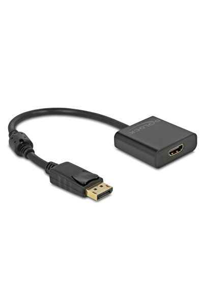 DELOCK αντάπτορας DisplayPort σε HDMI 63585, 4K/30Hz, active, μαύρος