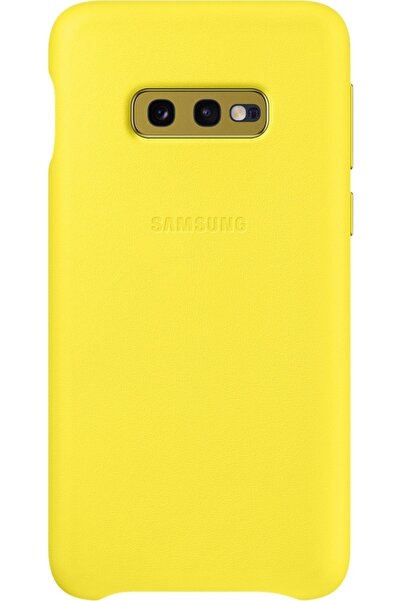 Samsung Official Leather Cover Galaxy S10e - Yellow