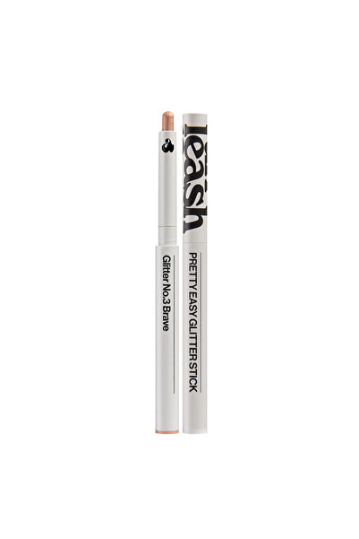 UNLEASHIA Fard de ochi creion cu sclipici, Nuanta 3 Brave, PRETTY EASY GLITTE...