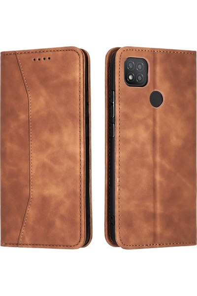 Bodycell Θήκη - Πορτοφόλι Xiaomi Redmi 9C - Brown