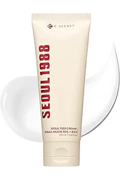 KSECRET K-secret Seoul 1988 K-SECRET SEOUL CREAM SNAIL MUCIN93%+RICE 100ML -0591