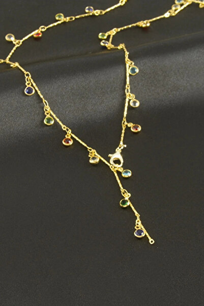 Marsilyan Crystal Stone Y Necklace Elk-Bjtieg